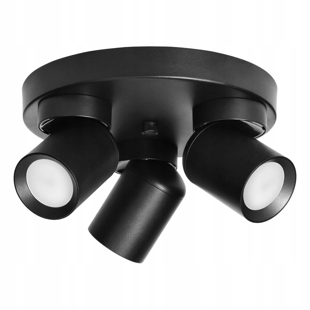 Malta Sp 3, nástěnné a stropní svítidlo, GU10 max. 3x12W, IP20, černé