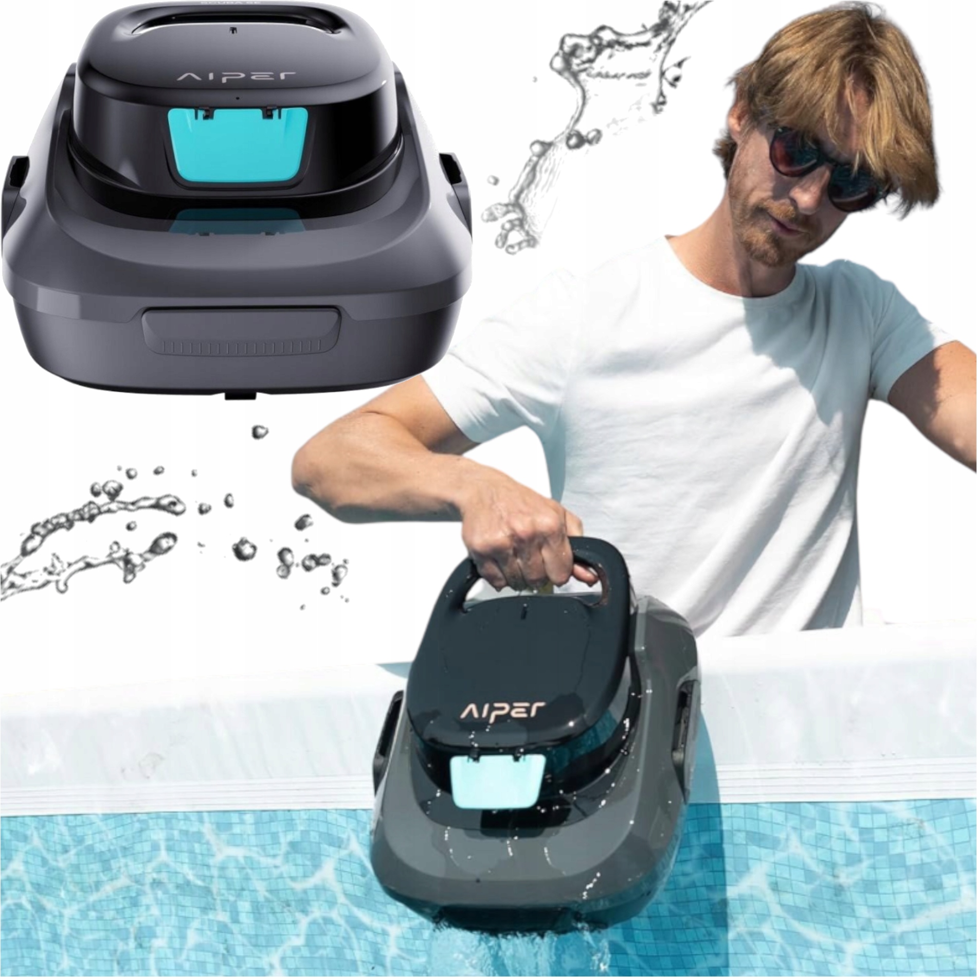 Bezdrátový Vysavač Robot Do Bazénu Prémiový Automatický