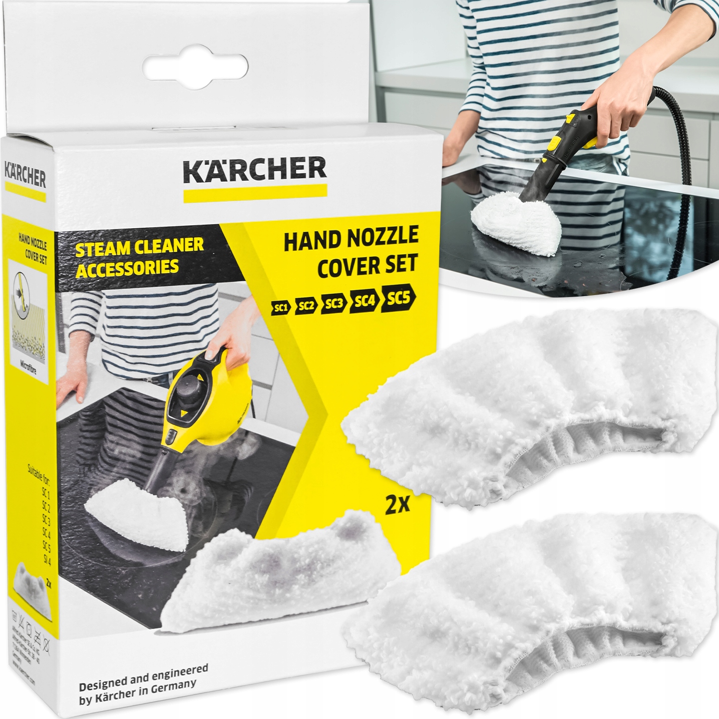 

Zestaw Powłoczek Z Mikrofibry Karcher Do Parownic