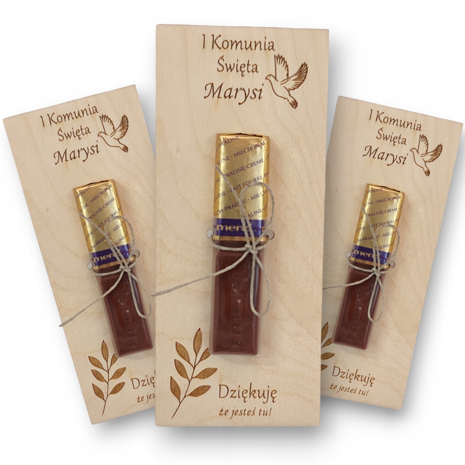 

Podziękowania dla gości na komunię Komunia 10 szt