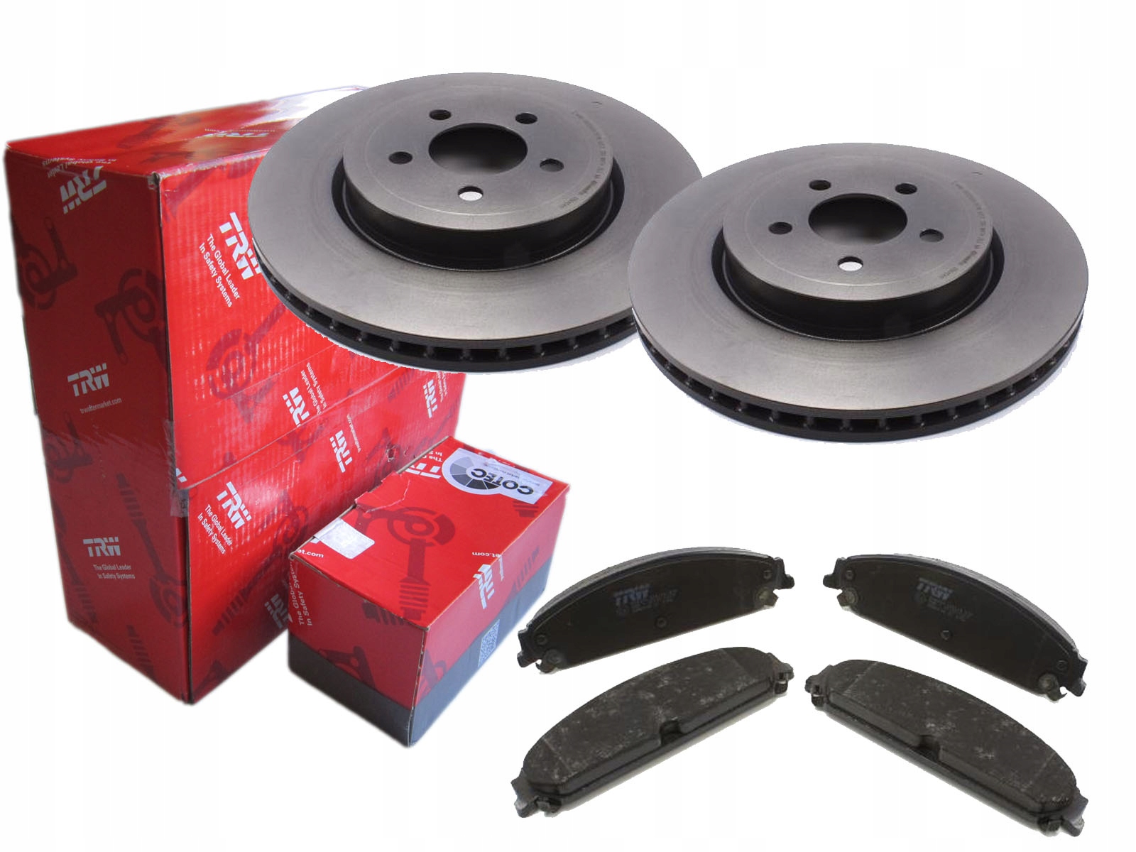 ДИСКИ КОЛОДКИ TRW ПЕРЕДНЯ CHRYSLER 300C 345MM