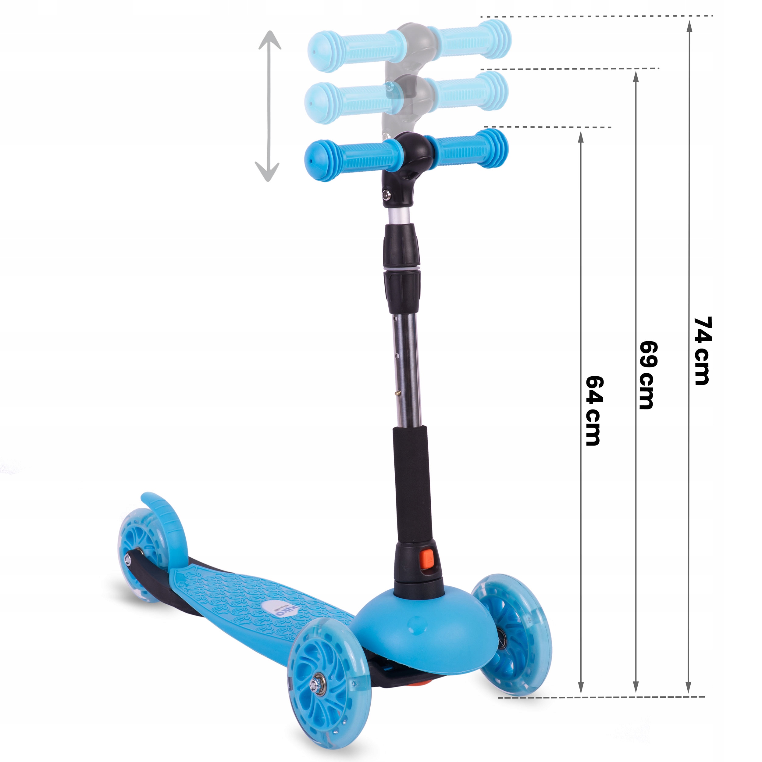 HULAJNOGA TRÓJKOŁOWA BALANSOWA SOKE DLA DZIECI LED Rodzaj trójkołowa