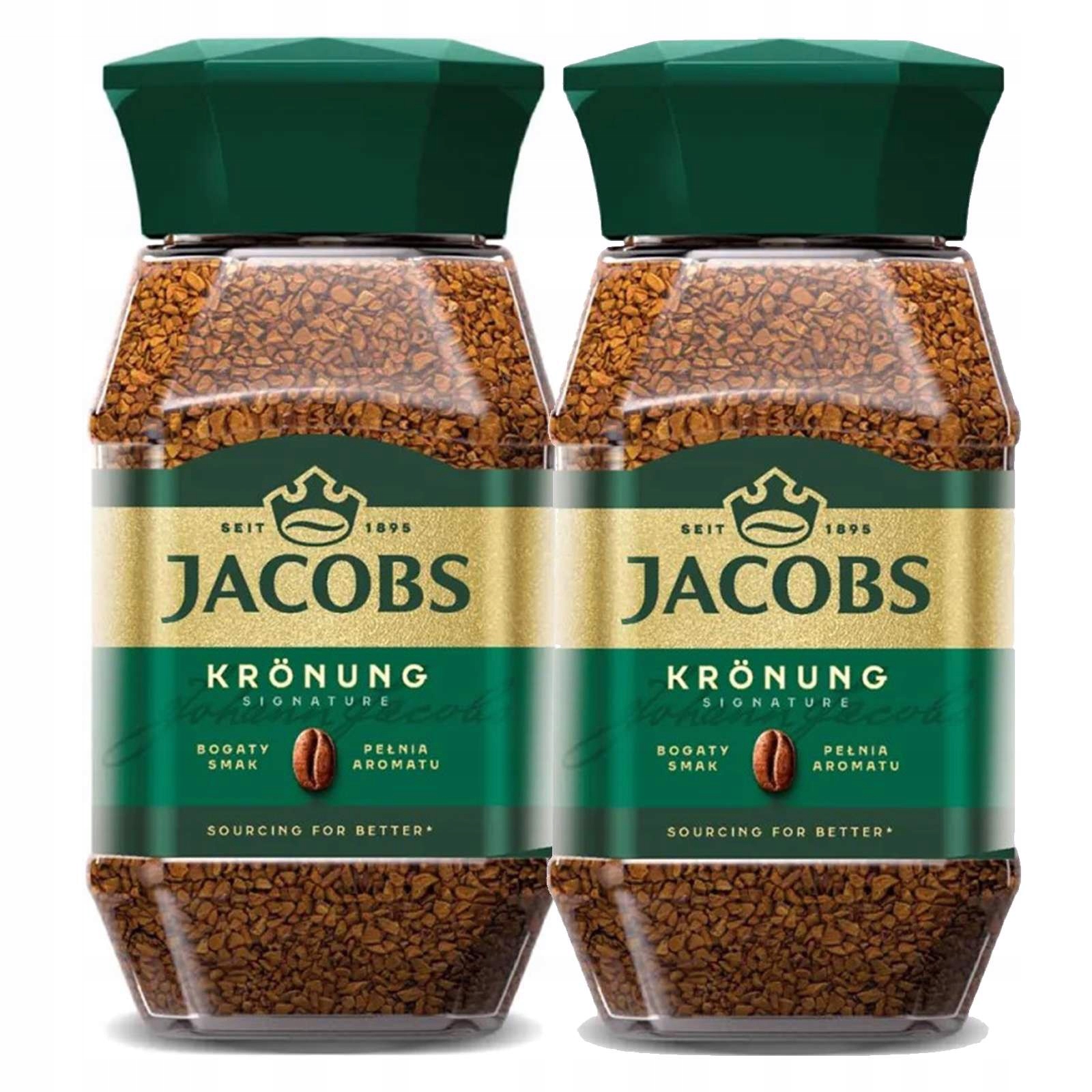 Levně Jacobs Krönung instantní Káva 200 g x 2 kusy