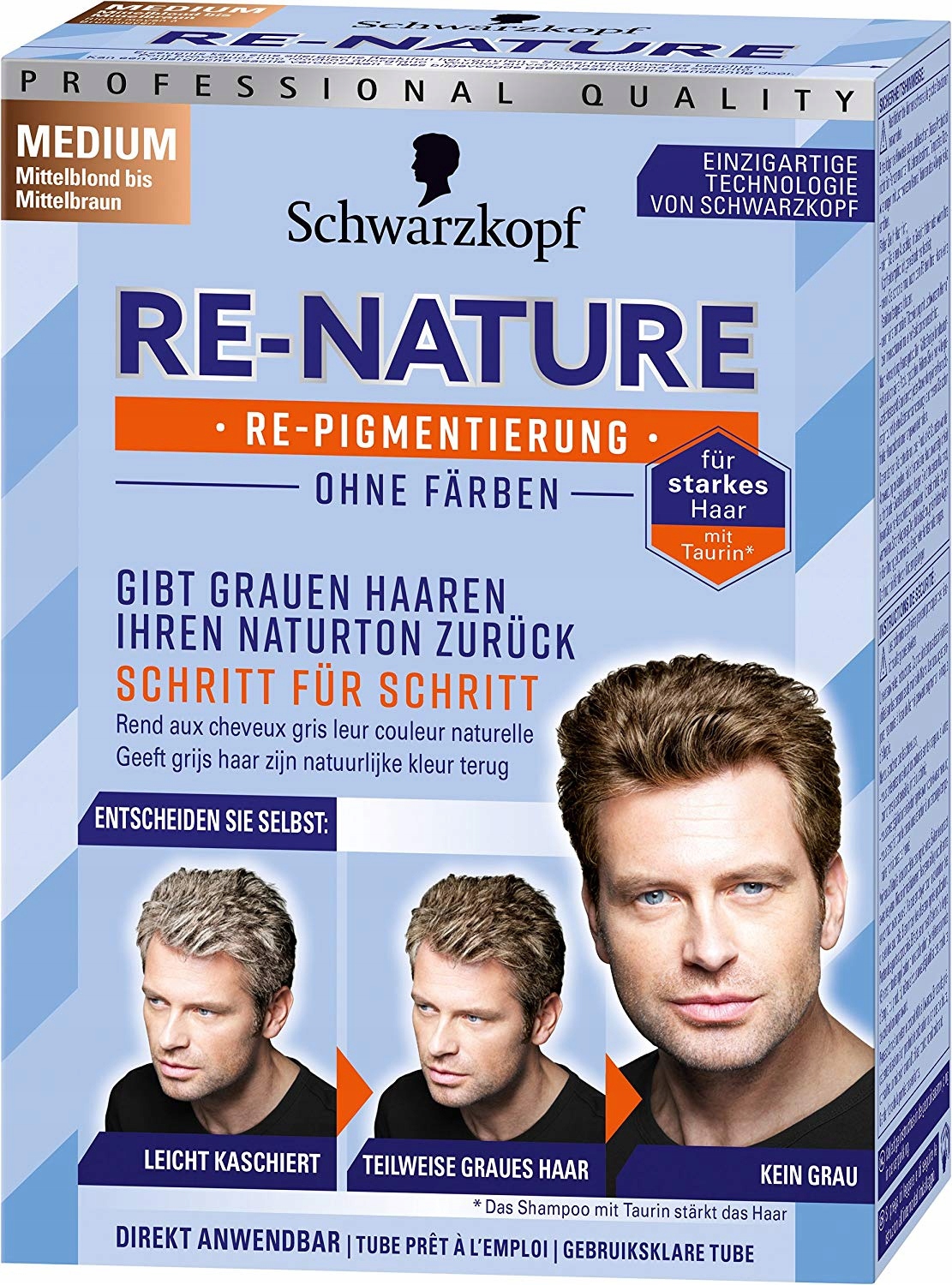 

Schwarzkopf Men Re-nature Medium Odsiwiacz Męski