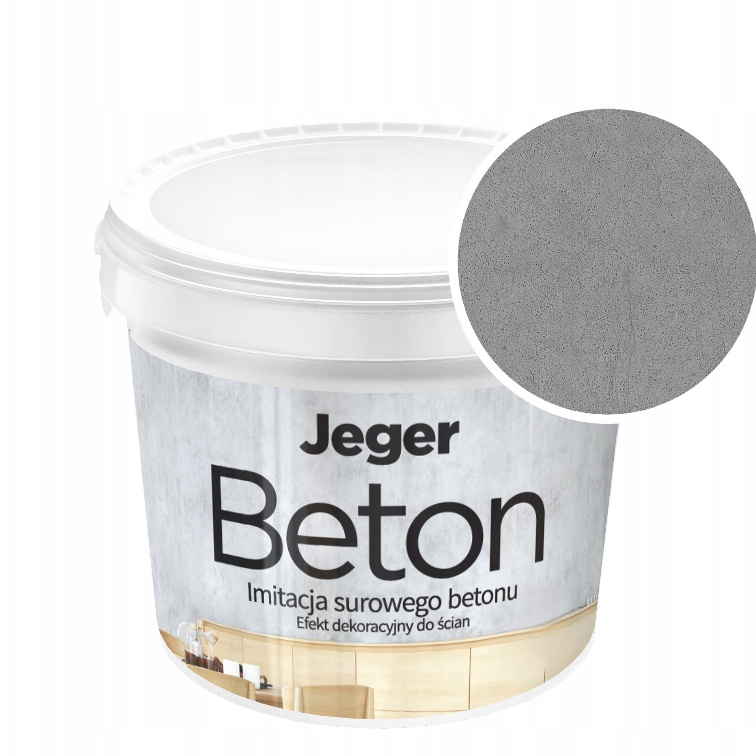 Dekorativní nástěnný architektonický beton napodobuje surový beton o hmotnosti 7 kg Genova