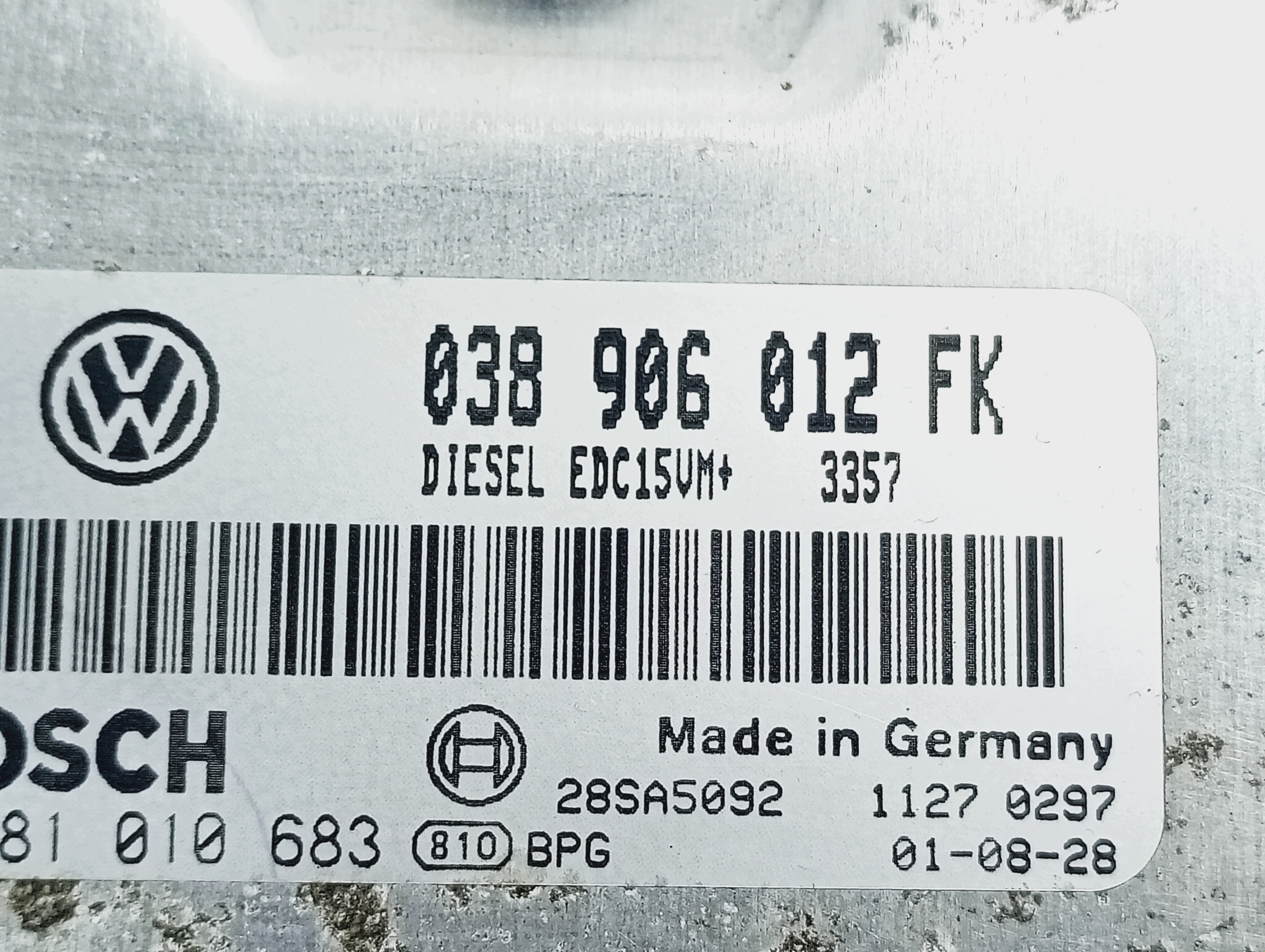 computer Centralina Motore OE 038906012FK Seat Leon 1 e 99-06