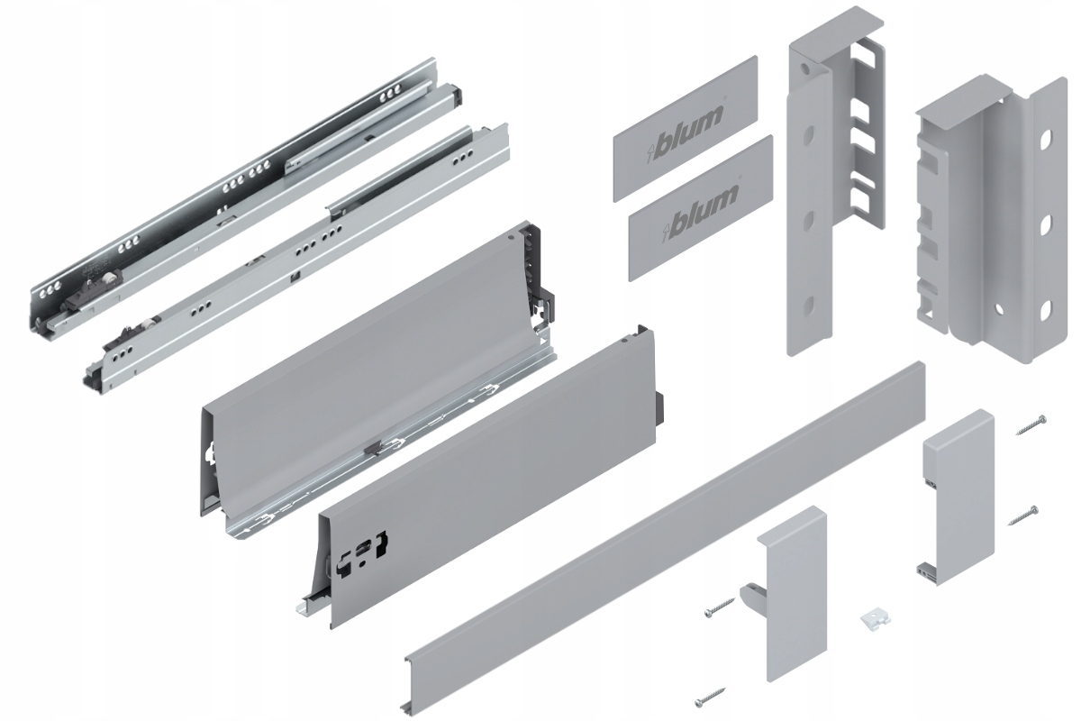 Blum Tandembox 400 Šuplík , střední vnitřní, K, šedá