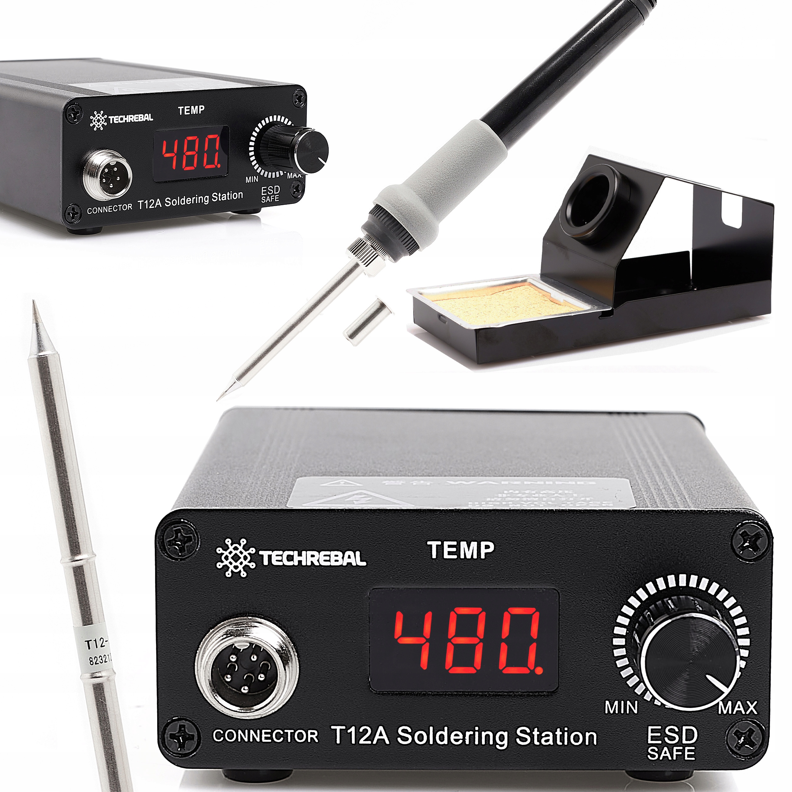 Hrotová Pájecí Stanice T12A Hrot Hrotu T12 75W Sleep Menu Program