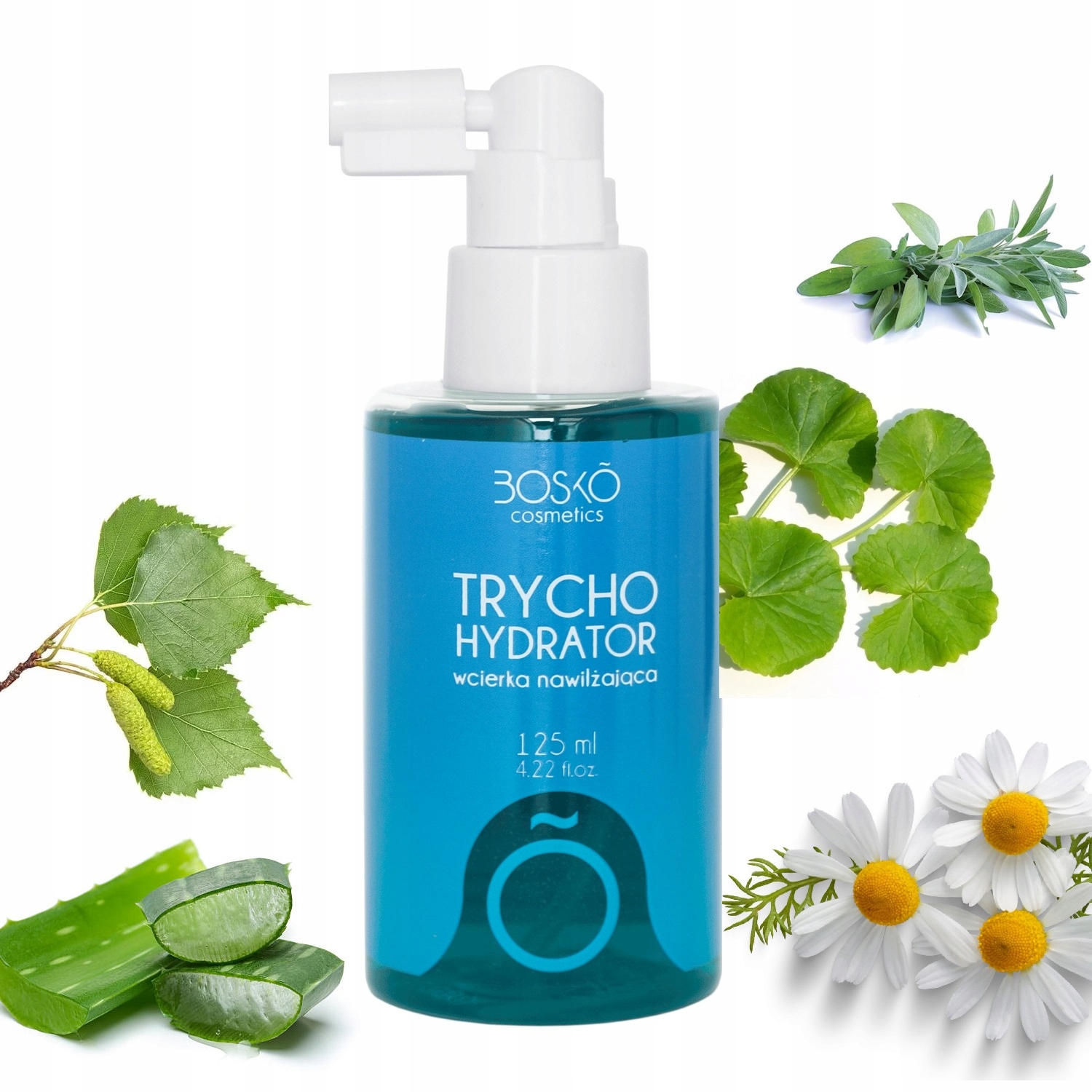 Intensywnie Nawilżająca Włosy Wcierka Bosko Cosmetics Trychohydrator 125 ml