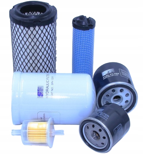 Filtry Bobcat E19 mini pásový bagr komplet