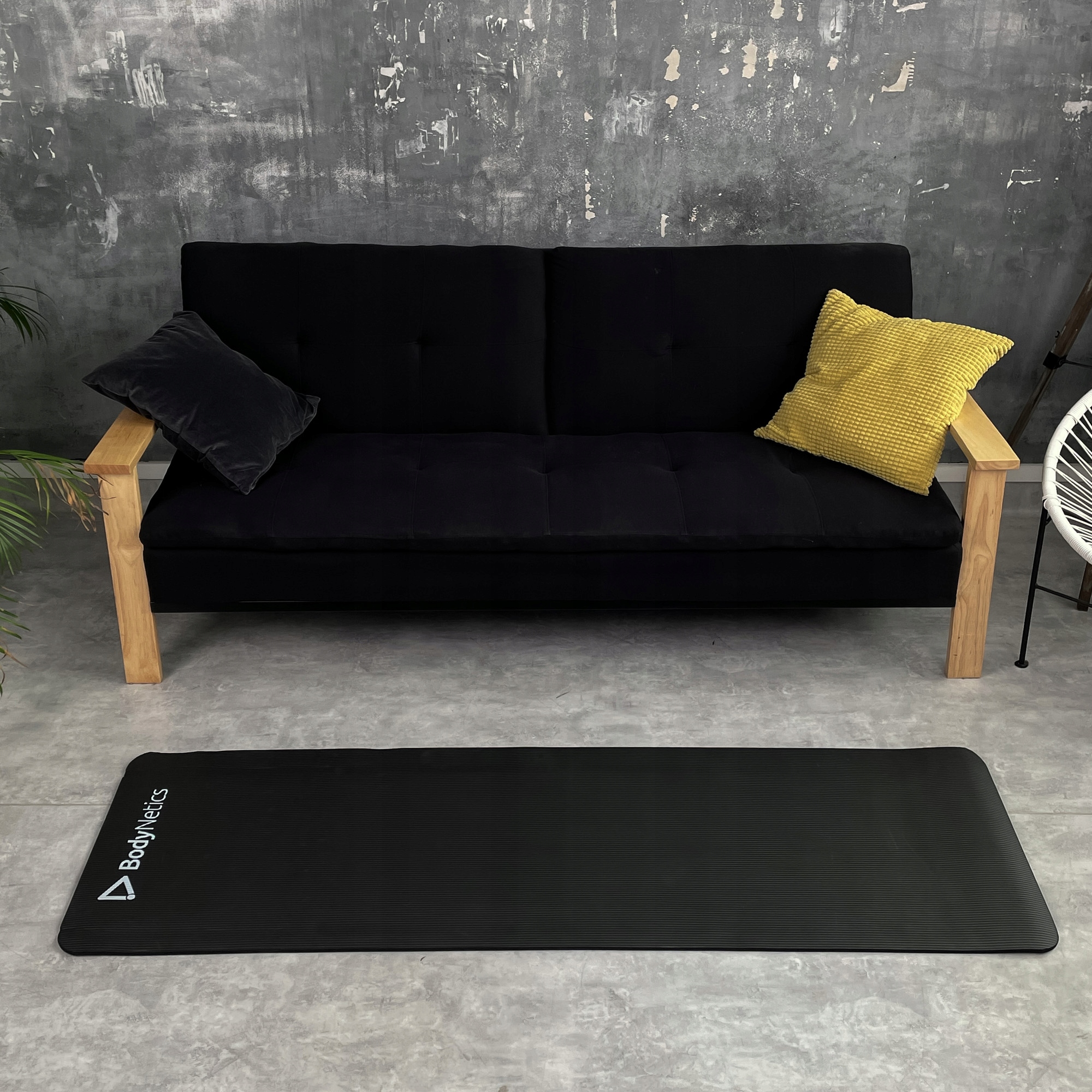 GRUBA MATA KARIMATA ĆWICZEŃ FITNESS JOGI 180x60x1 Model BN10