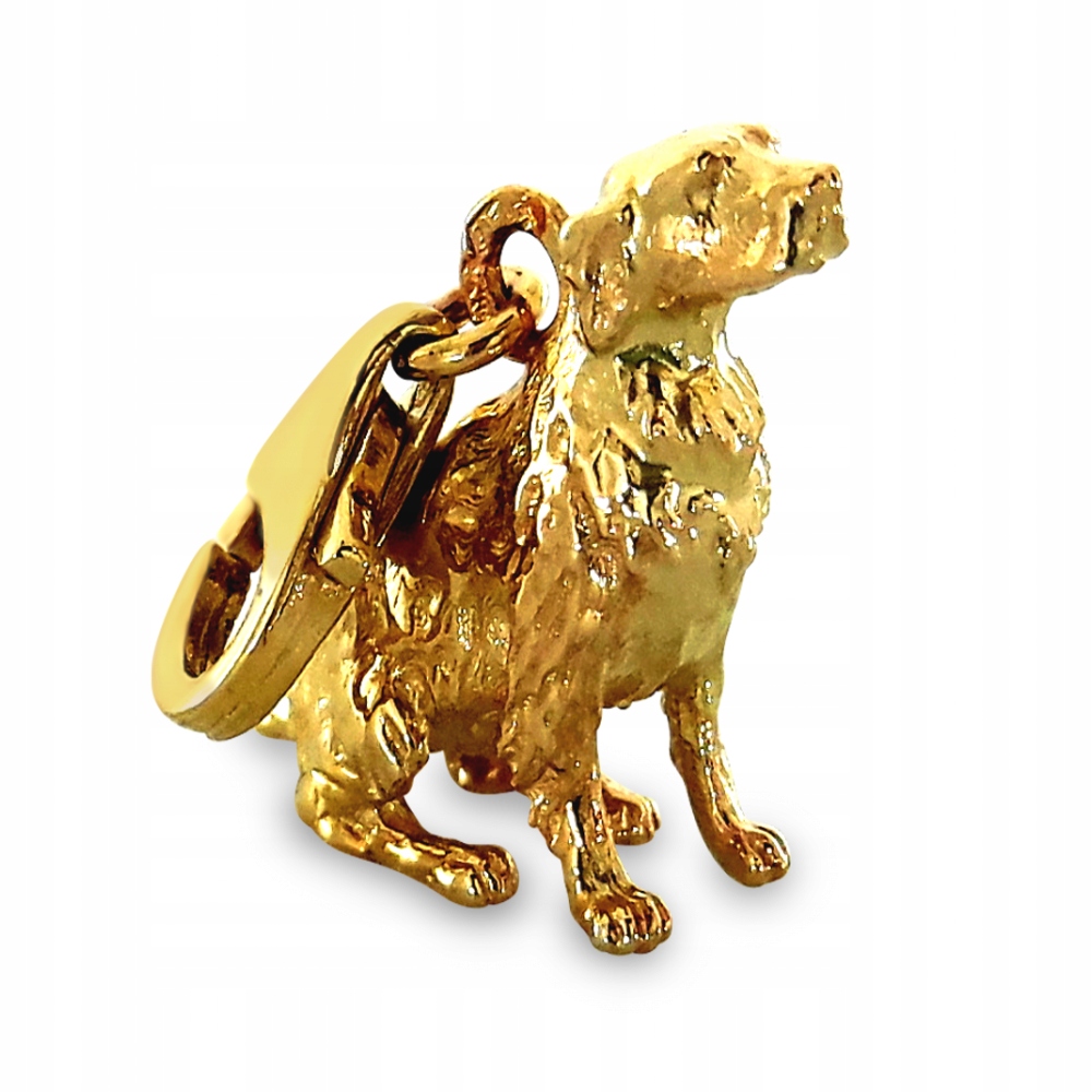 CHARMS PIES GOLDEN RETRIEVER PIESEK ZŁOTO PR. 333