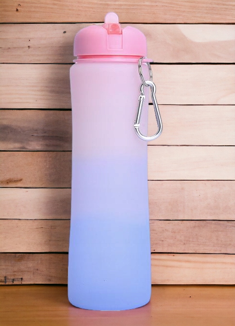 Butelka Sportowa Motywacyjna Bidon Na Wodę Składany Z Ustnikiem 600 ml Model Bidon motywacyjny