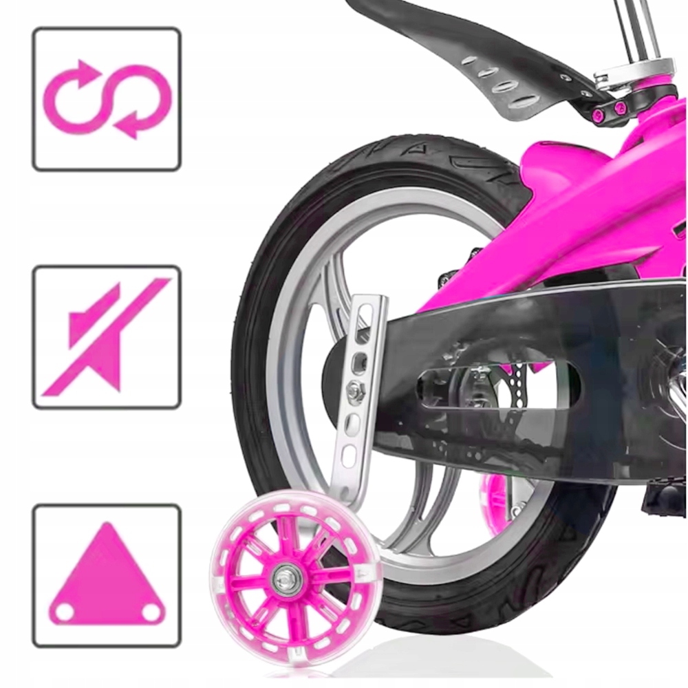 KÓŁKA KOŁA PODPOROWE BOCZNE DO ROWERU ROWERKA DZIECIĘCEGO NAUKI JAZDY Kod producenta CH-235458