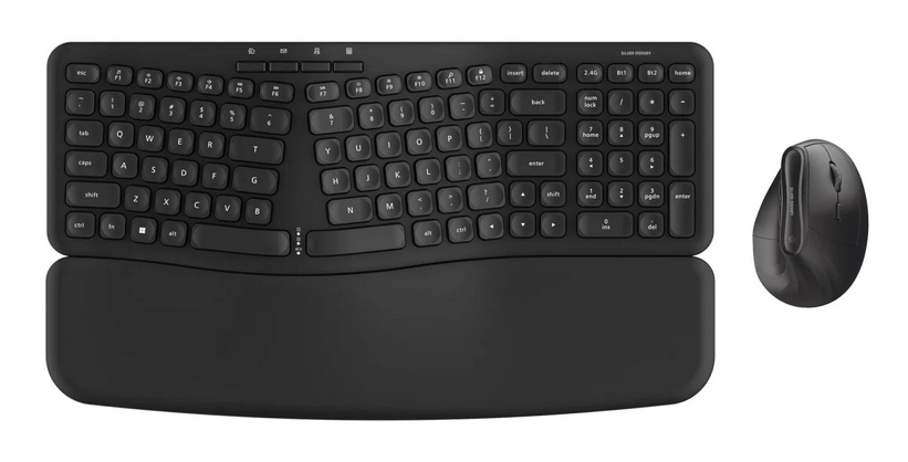 Zestaw klawiatura i mysz Silver Monkey Ergonomic 70 Combo Wireless Set