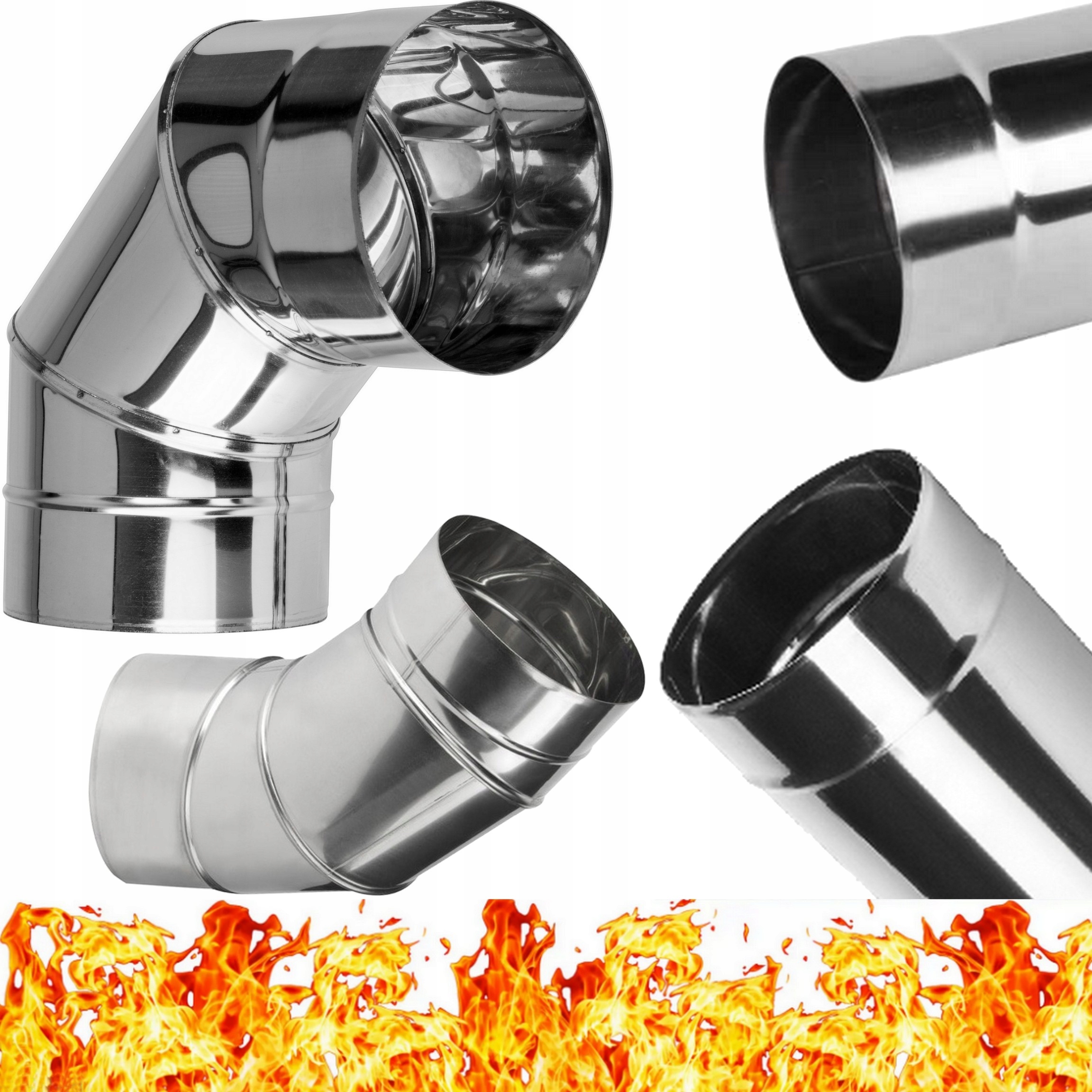 Kolano Nastawne Fi 110 Kwasoodporne 90 Stopni Kolanko Regulowane Dymowe Dym