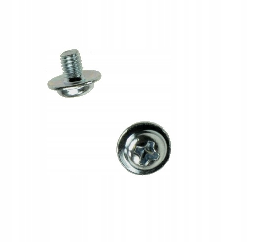 

Śruba M3 x 4MM (+) Kulista Ocynk Kołnierz 10 Sztuk