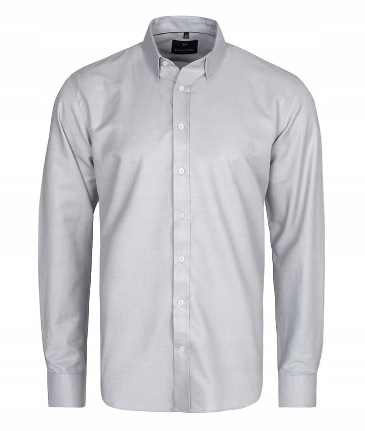 Pánská Košile DI Selentino Šedá Hladká Classic Shirt: 48