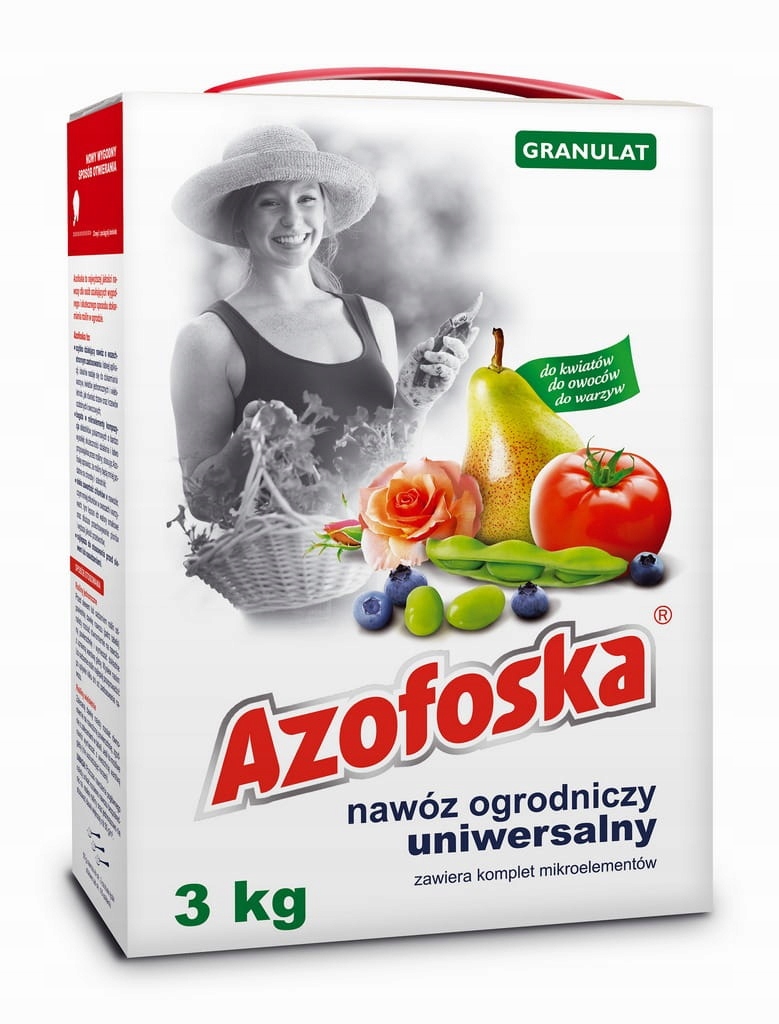Azofoska Nawóz Granulowany 3 kg Karton