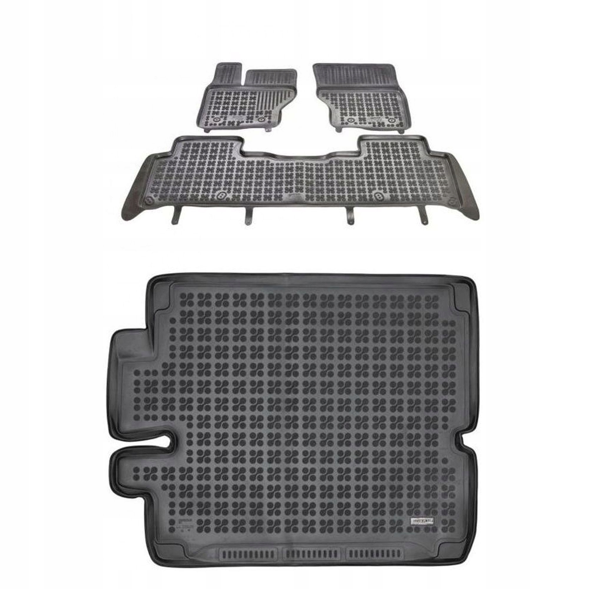 Gumová sada kobercov a rohoží Land Rover Discovery V od 2017 7 osôb (zlo)