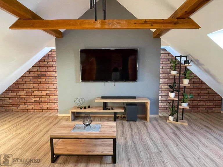 KWIETNIK LOFT INDUSTRIALNY STOJAK NA KWIATY Typ wolnostojący