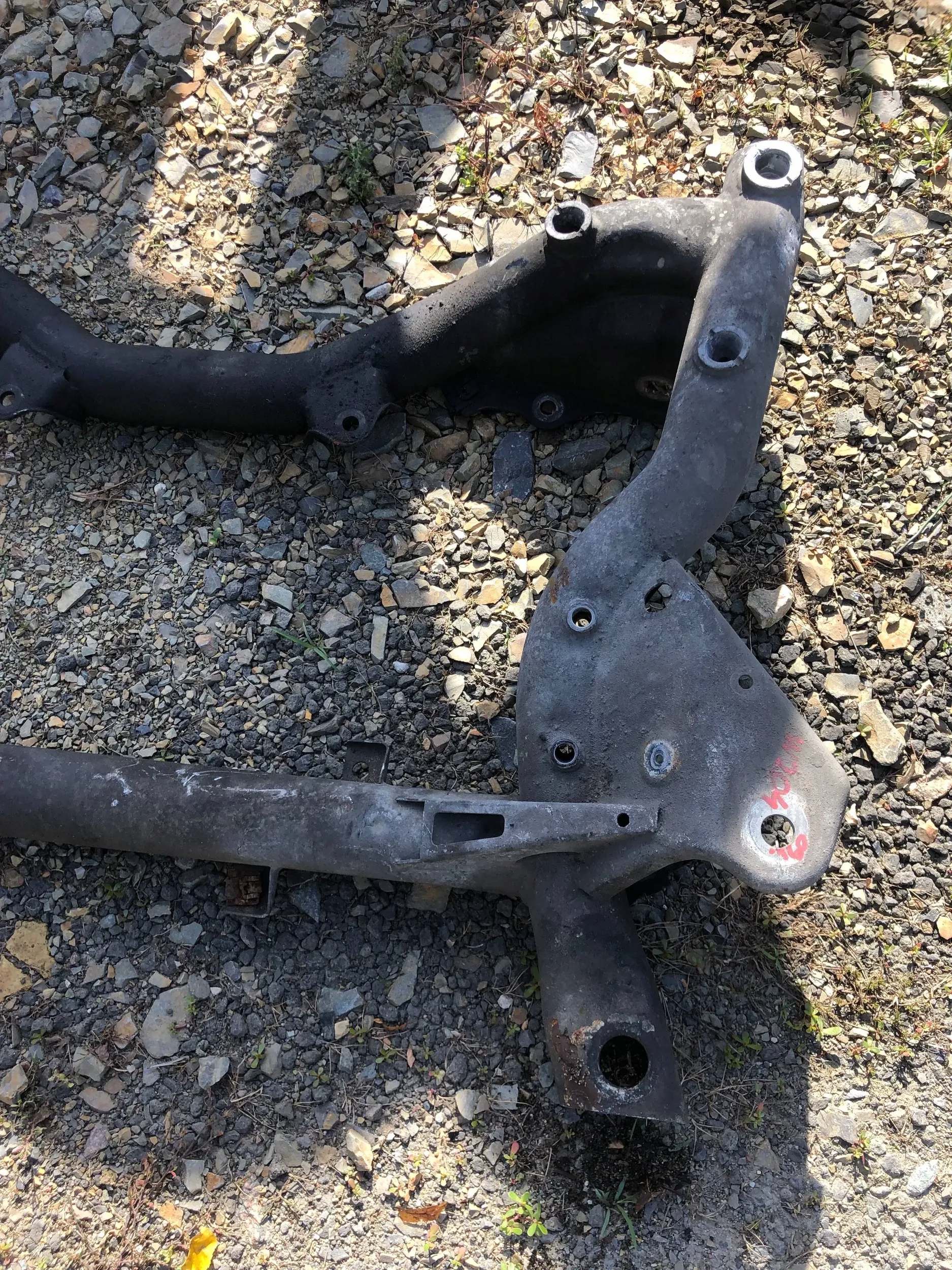 subframe axle beam front MERCEDES W204