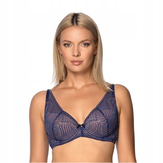 Nipplex 65D podprsenka Lorenza Push-up Námořnická Modrá