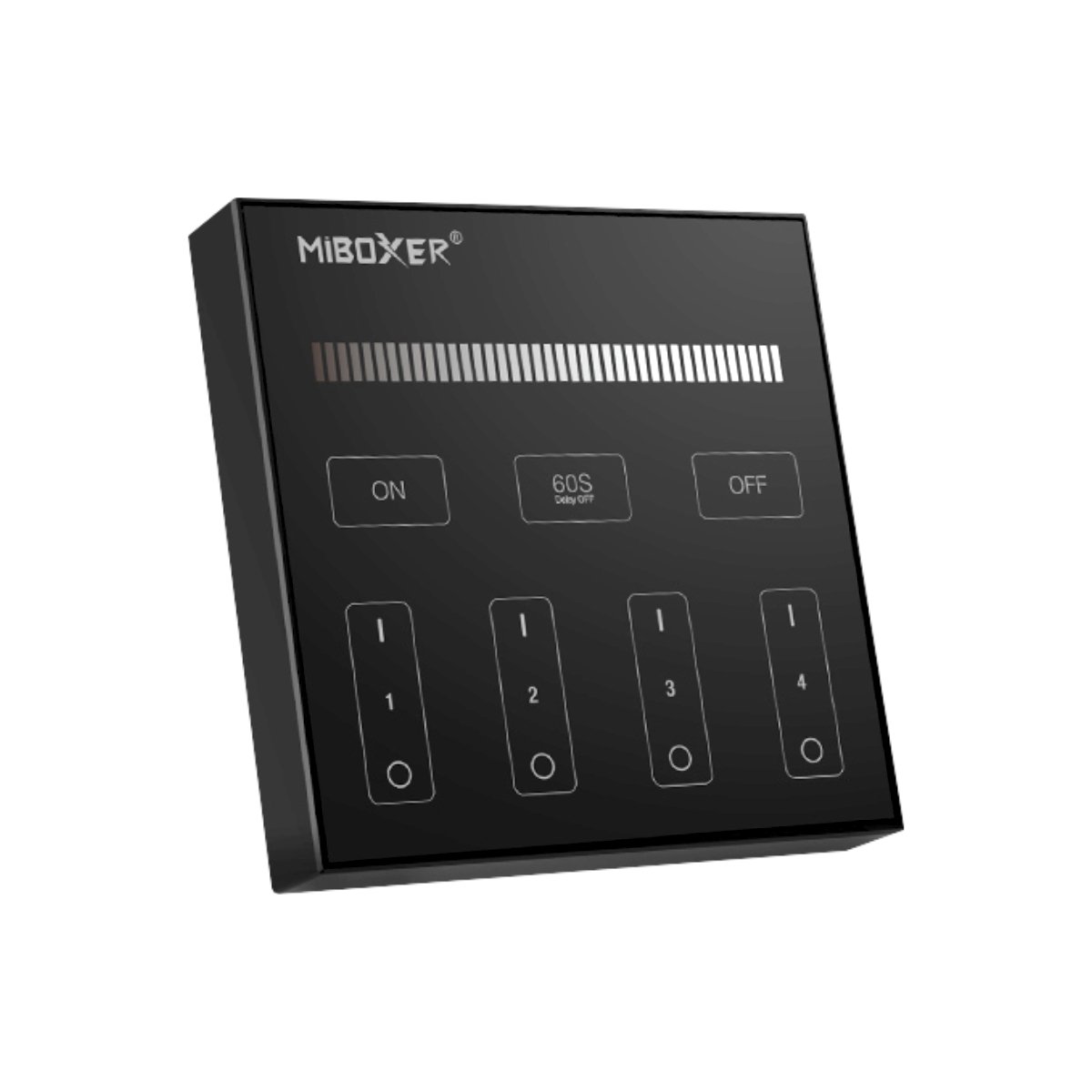 STEROWNIK LED PANEL NAŚCIENNY PILOT B1 CZARNY DO LED MONO MiLIGHT MiBOXER