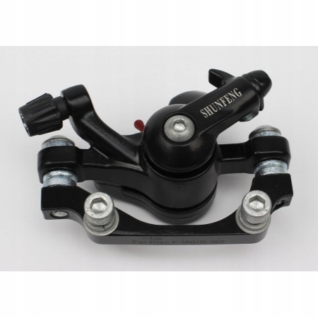 Hamulec tarczowy aluminiowy czarny SF-DB23F przód, 30575