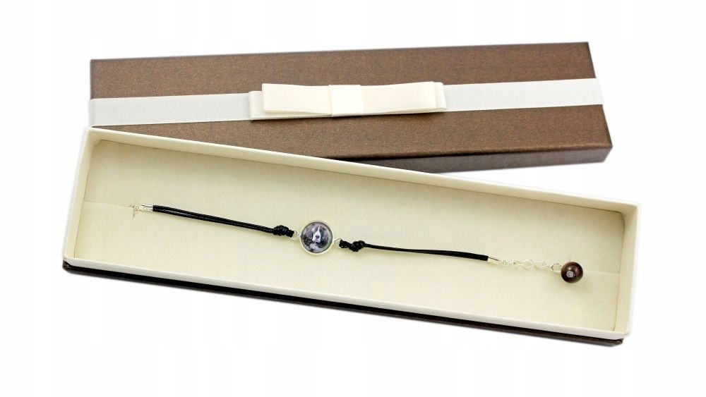 

Springer spaniel Bransoletka w pudełku Twoje foto