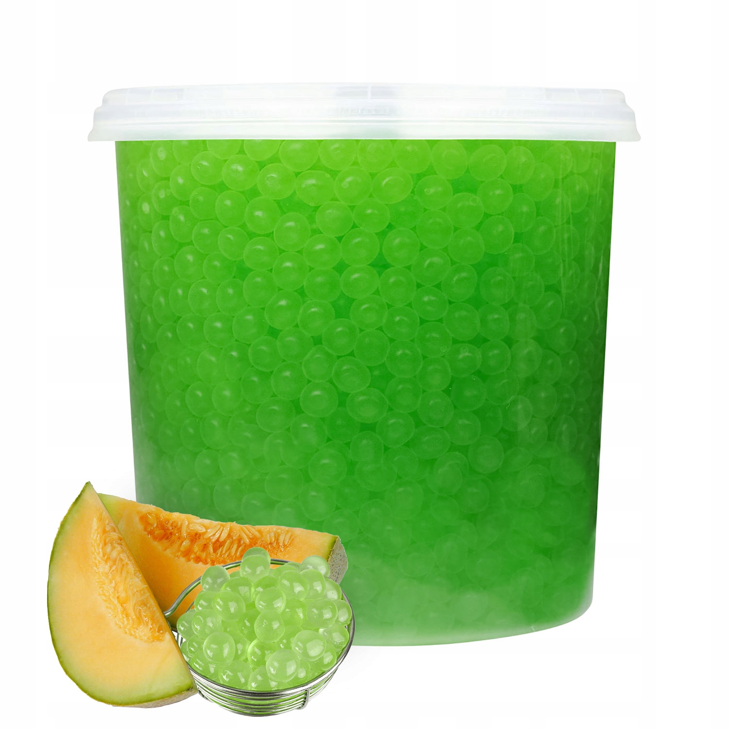 Bubble Tea Popping Boba Kulki pękające Melon 3,4 kg owocowe Crazy Bubble