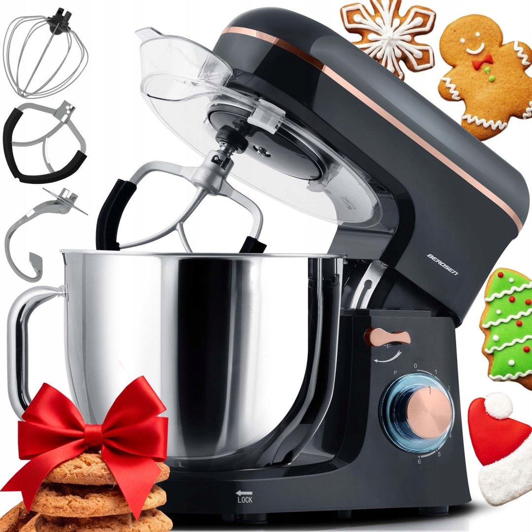 Planetární kuchyňský robot s mixérem 3v1 6 l Berdsen 1400 W BD-756 Berdsen