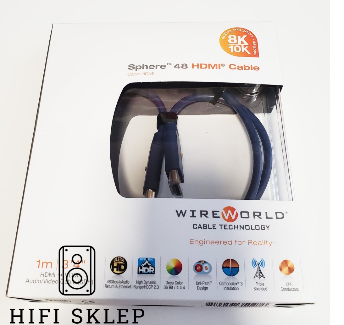 Kabel Wireworld Sphere-48 HDMI - HDMI 3 m Kod producenta SPH3.0M-48