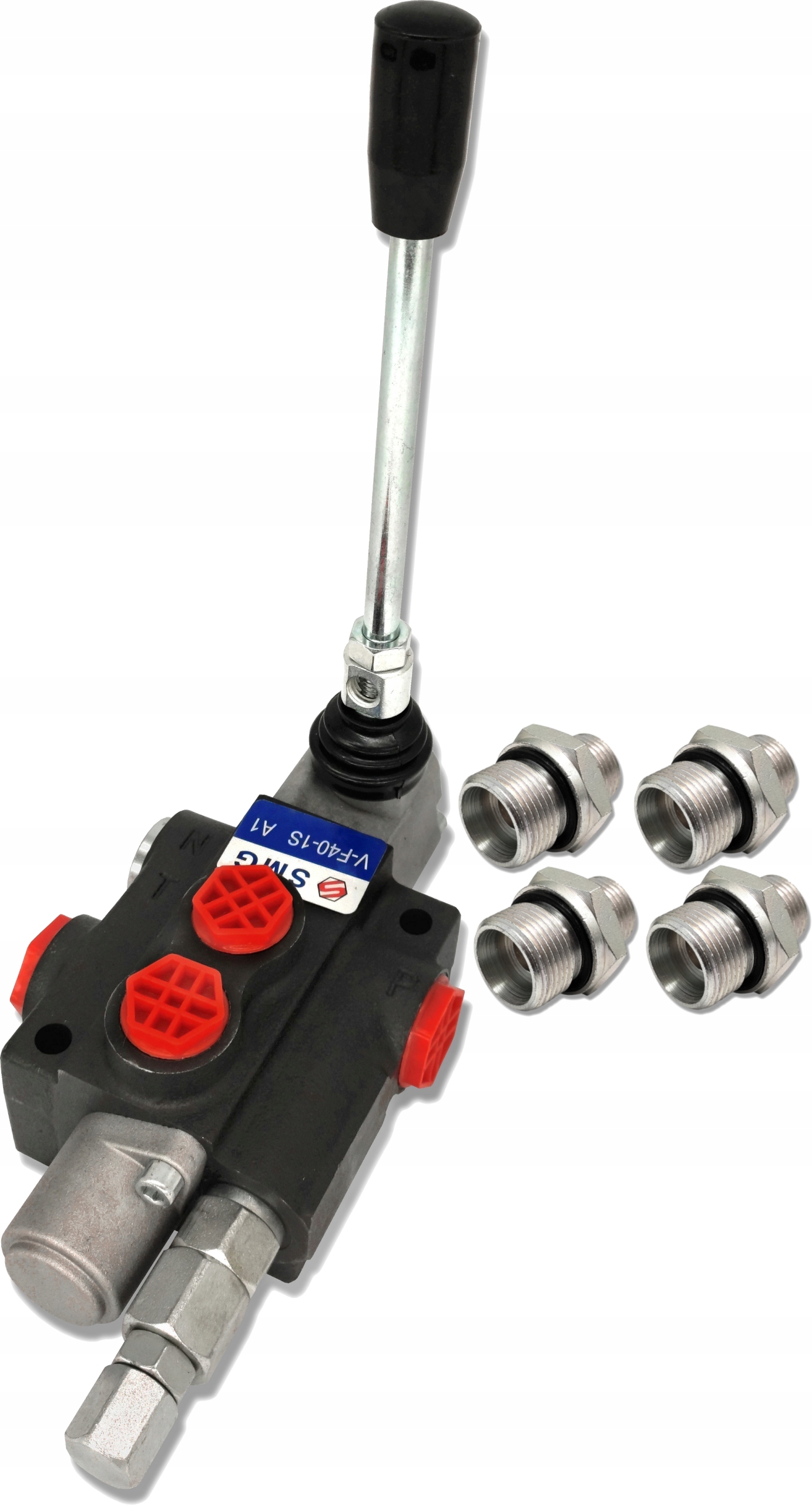 

Rozdzielacz Hydrauliczny 1 Sekcyjny 80L+PRZYŁĄCZA