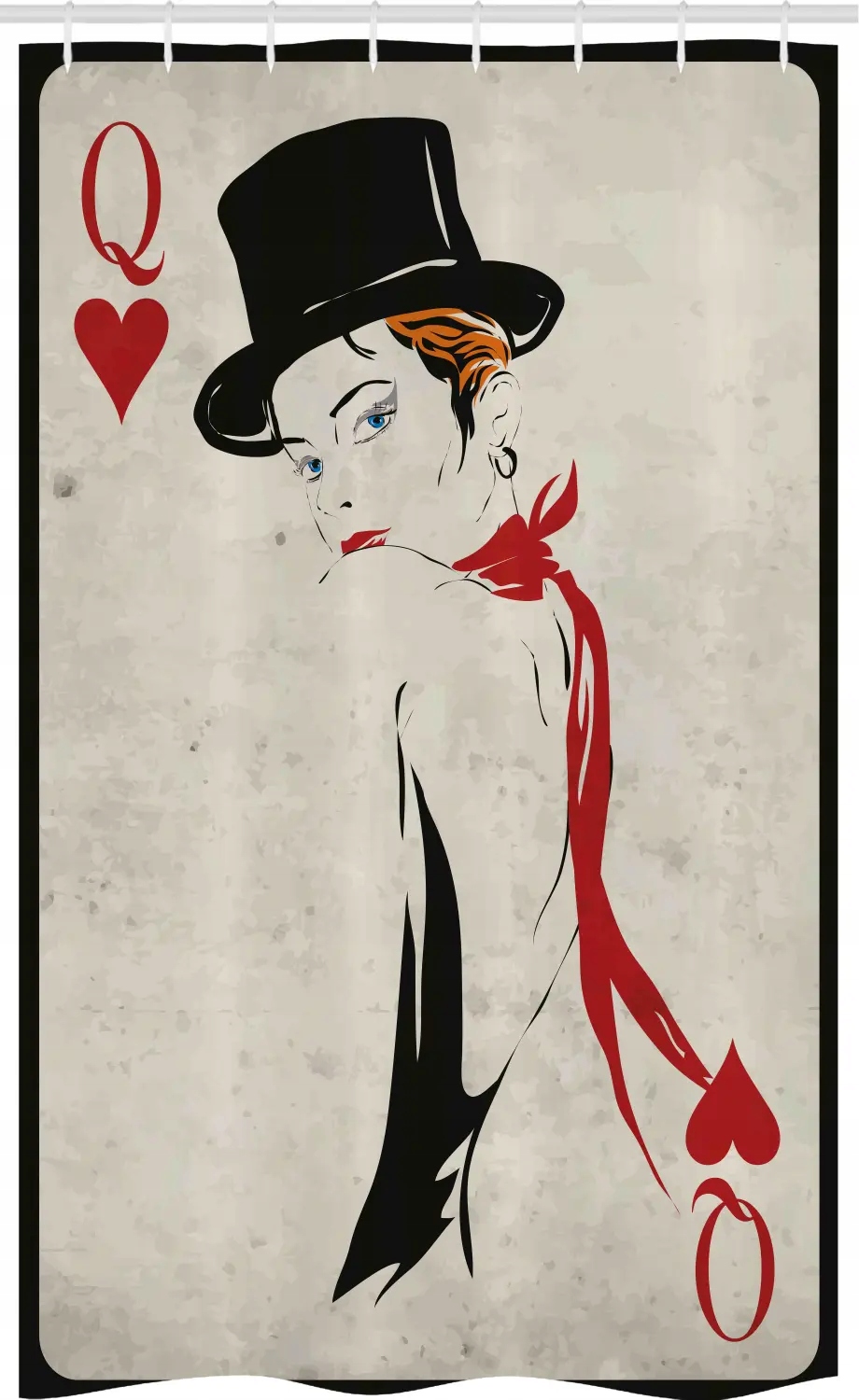 

Ace karty retro Zasłona prysznicowa 120x180cm