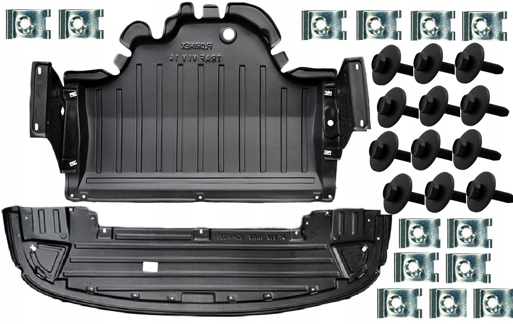 Komplet osłon pod SILNIK RENAULT TRAFIC od 2014r