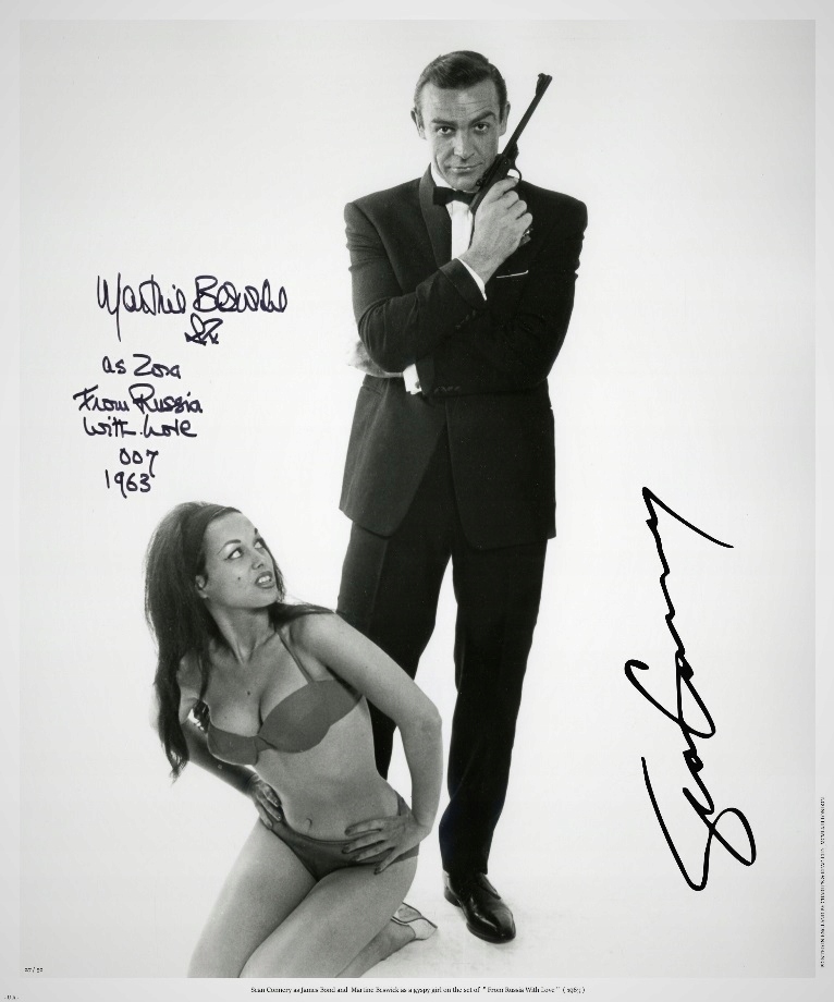 JAMES BOND (1963) Exclusive PREMIUM - Autografy !!