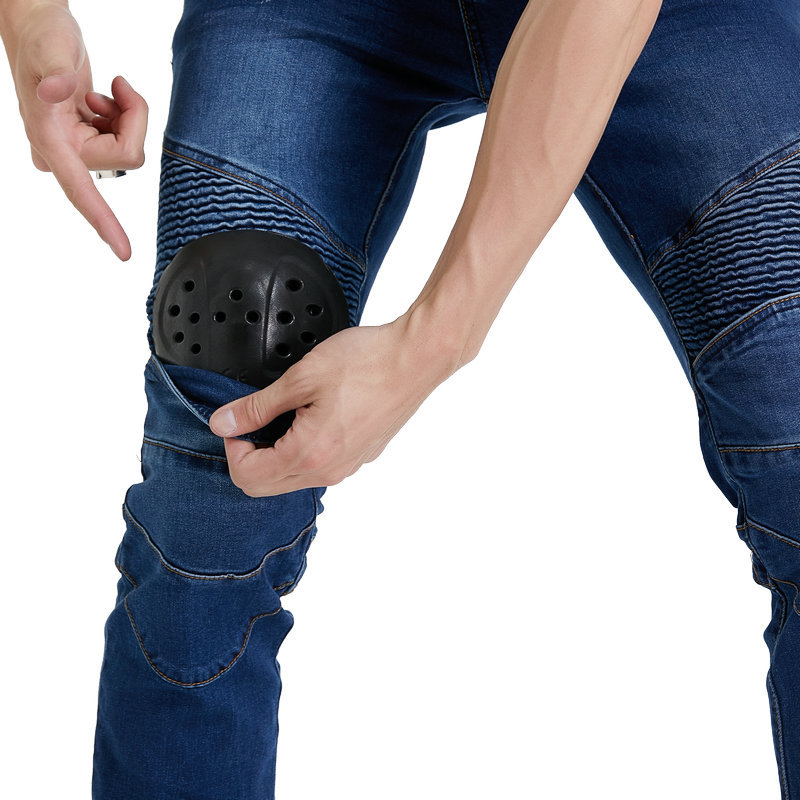 SPODNIE MOTOCYKLOWE BOJÓWKI MĘSKIE JEANSY Rozmiar XL