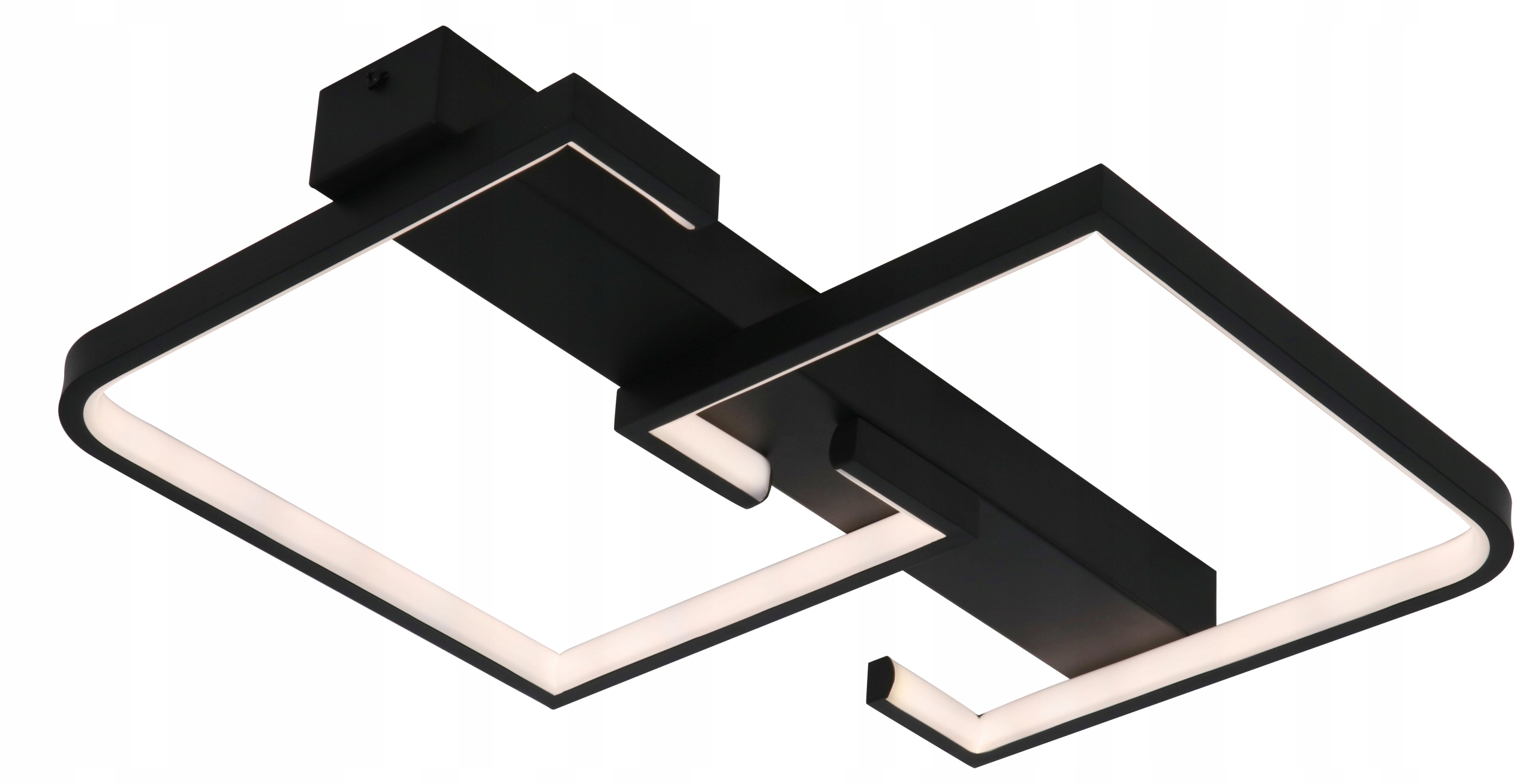 LAMPA LED KWADRAT SUFITOWA PLAFON LED + PILOT Zawiera baterie nie