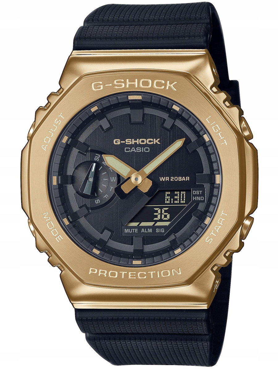 Zegarek męski G-shock Metal Covered Stay Gold GM-2100G -1A9ER