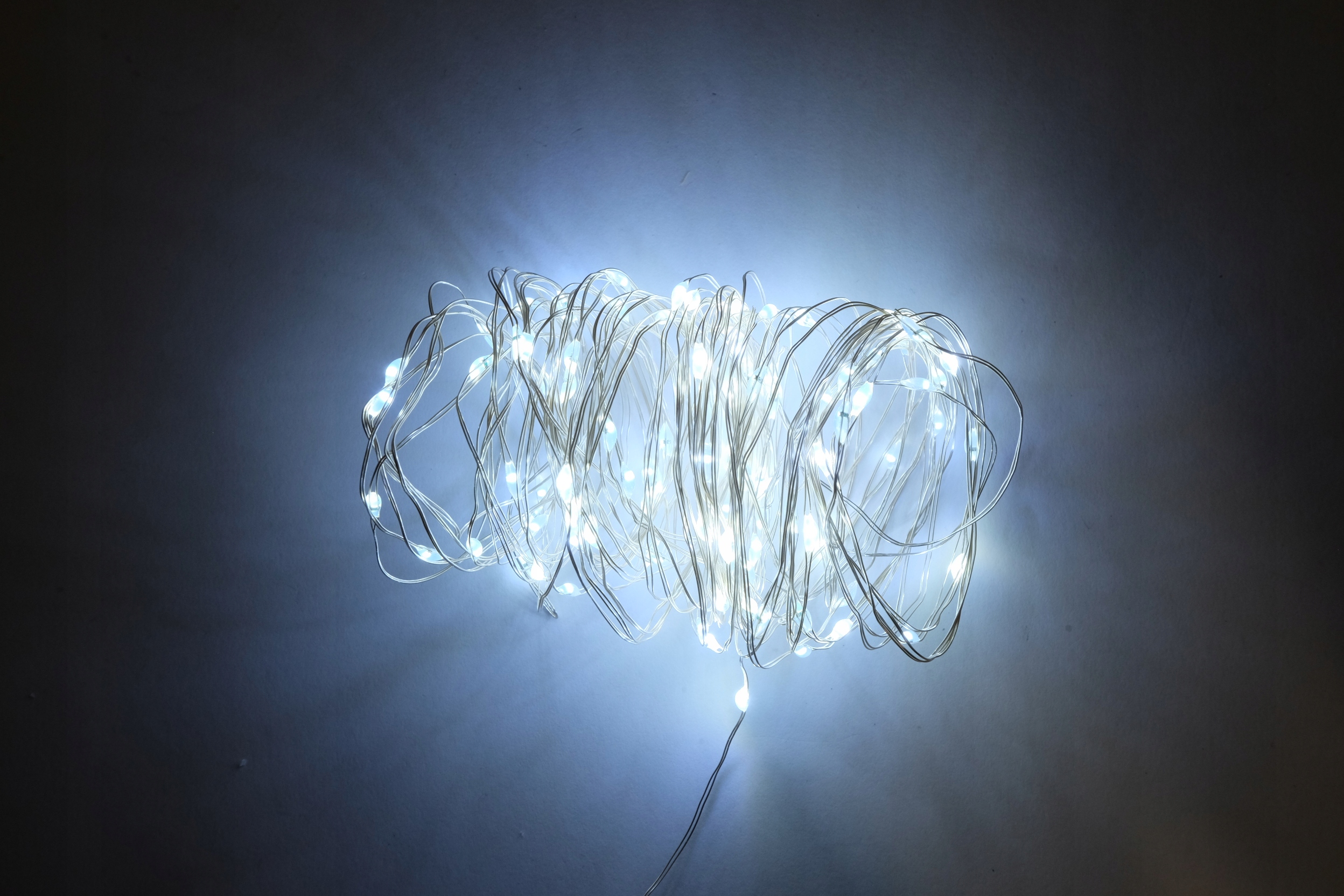 

Lampki Choinkowe Drucik Żyłka 100 Led Białe Zimne