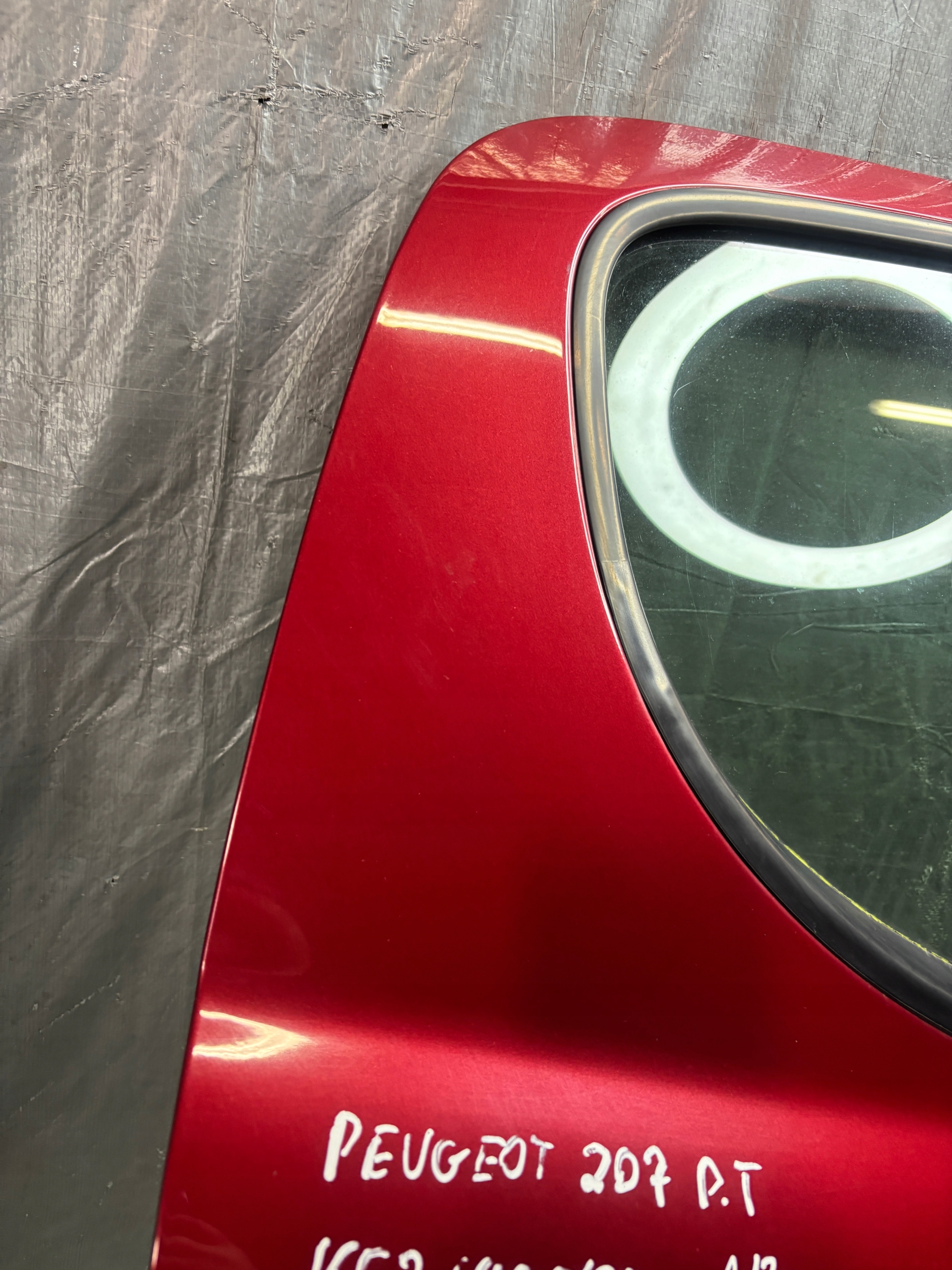 Tür rechts heck Peugeot 207 HB 5D k: EKQD