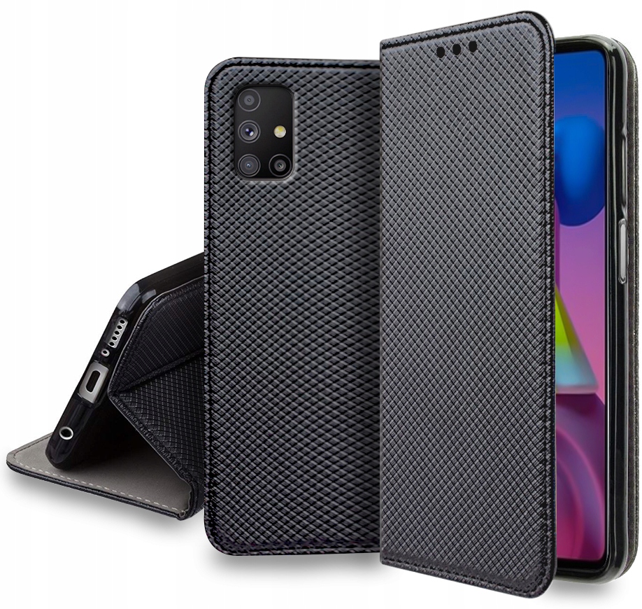

Etui do Samsung Galaxy M31S Case Magnet Book Szkło
