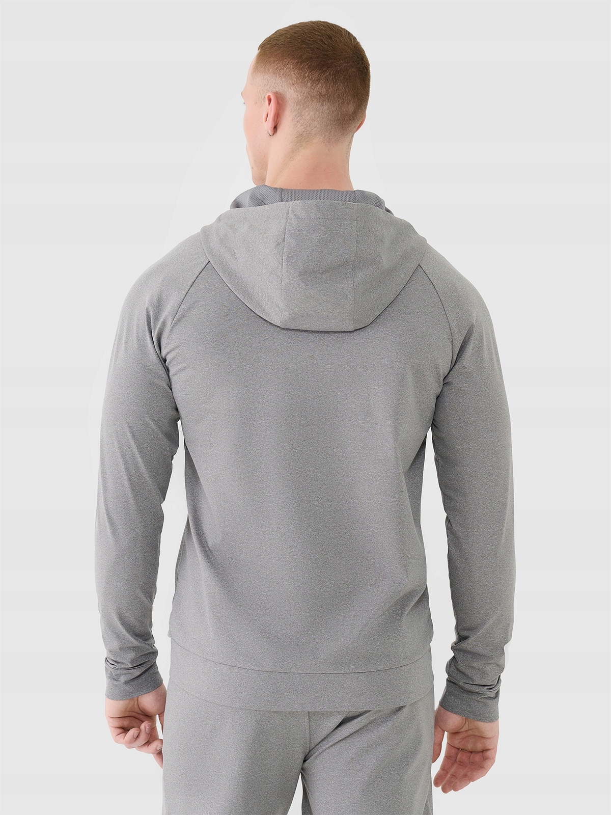 4F pánská zapínací tréninková pánská mikina ze zdrsněného úpletu 4FWMM00TFSWM654