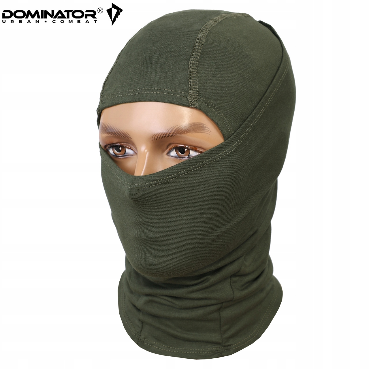 KOMINIARKA KOMIN CZAPKA BALACLAVA TAKTYCZNA WOJSKOWA DOMINATOR NINJA OLIVE Kolor zielony