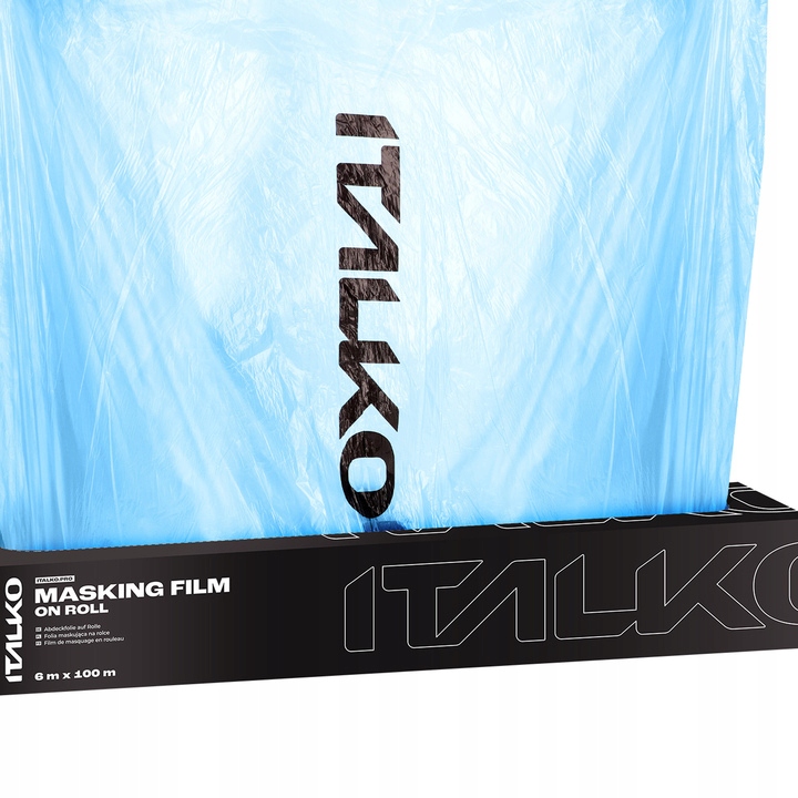 ITALKO FOLIA MASKUJĄCA OCHRONNA W ROLCE 6x100m NIEBIESKA 12 MIKRONÓW