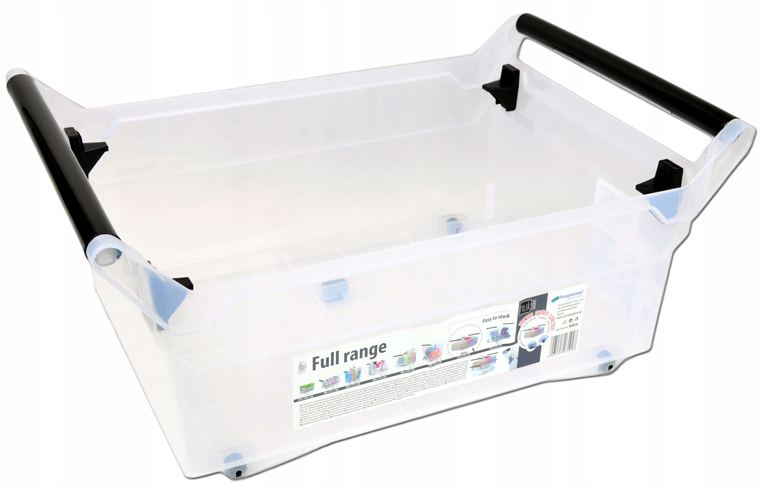 

Pudło Plastikowe do przechowywania na kółkach 30L