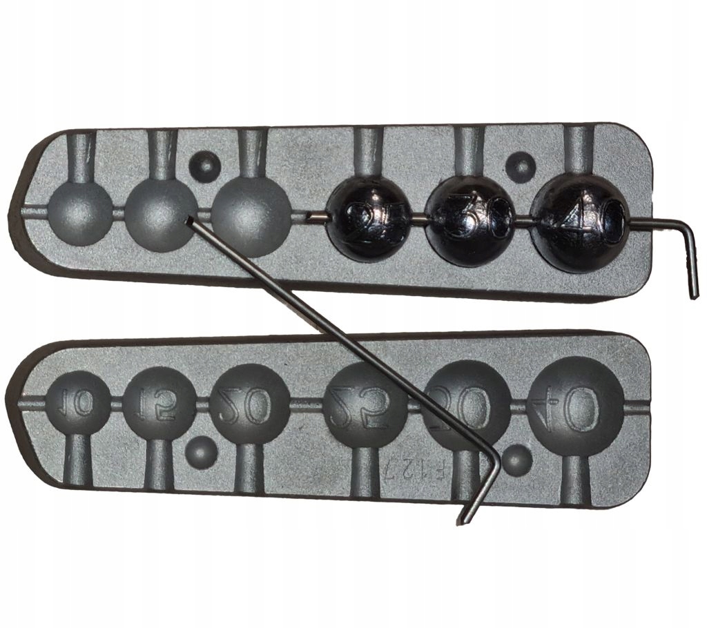 Forma do odlewania kul przelotowych 10 15 20 25 30 40 g (F-127)