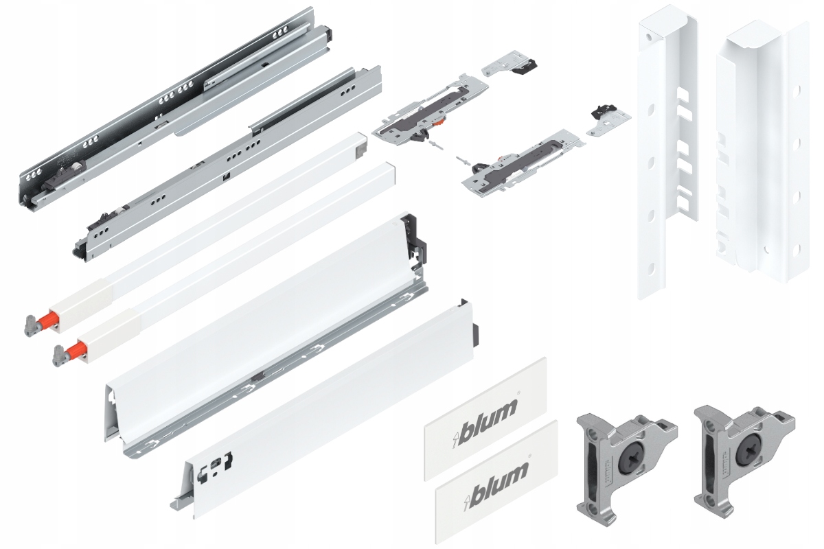 Blum Tandembox 450 Šuplík střední Tip-On C bílá