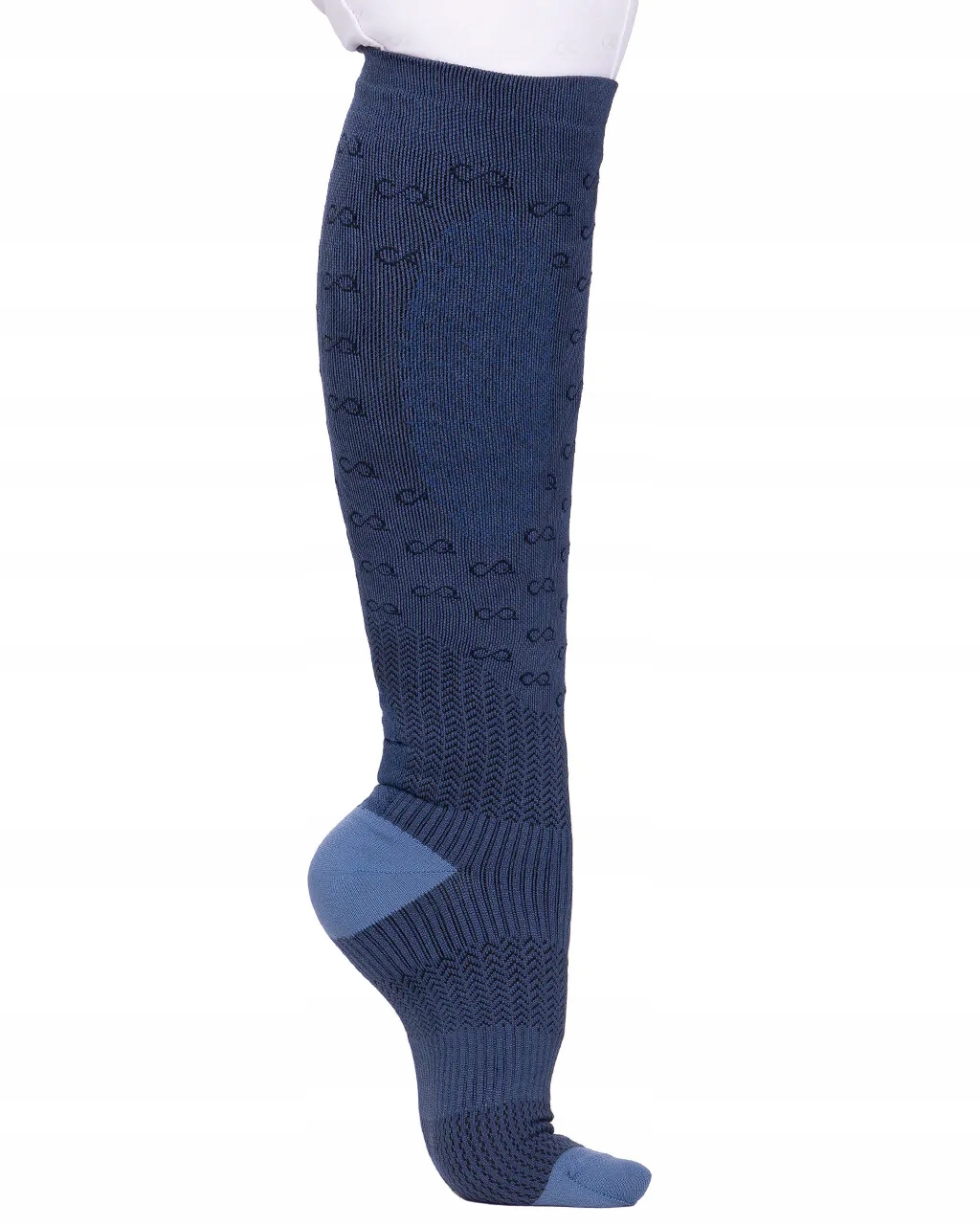 Ponožky Qhp ComPressTEQ bezešvé, tmavě modré, velikost 35-38